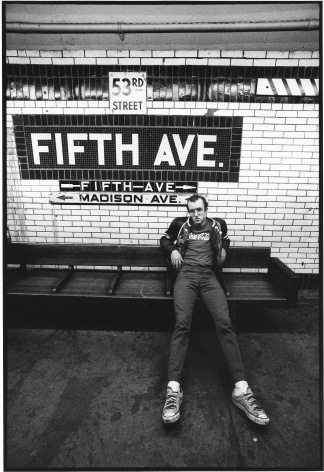 Tseng Kwong Chi, Keith Haring (5th Ave Subway) c. 1984