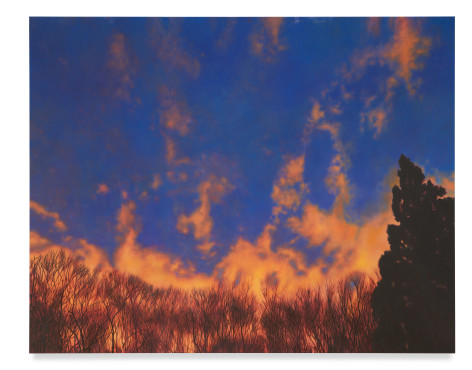 Spirit Clouds III, 2021, Oil on linen, 78 x 100 inches, 198.1 x 254 cm