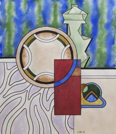 Sold watercolor of still life I by Easton Pribble.