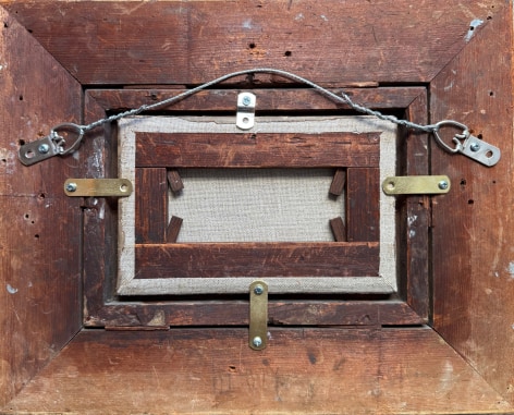 Overall verso image of "Rainbow" painting by Seymour Joseph Guy.