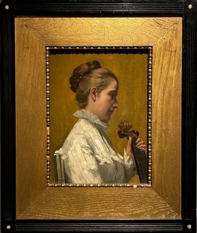 Frame of &quot;A Musician&quot; by Frederick E. Wright.