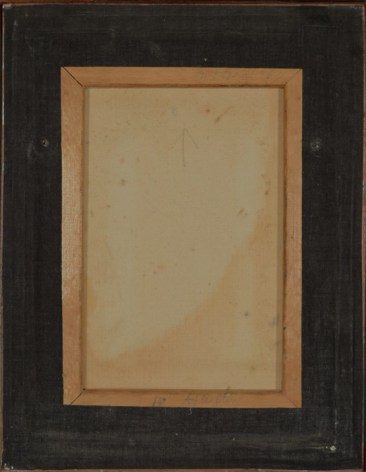 Verso of &quot;Afterglow&quot; painting by Gyorgy Kepes.