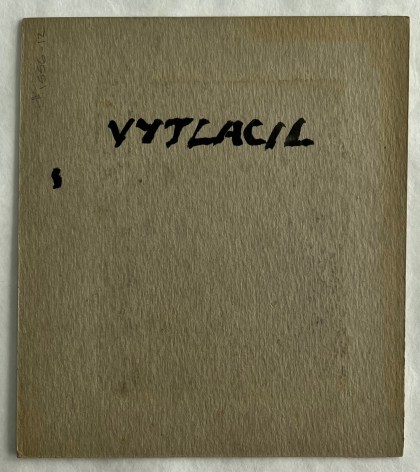 Image of signature on untitled abstraction (005) by Vaclav Vytlacil.