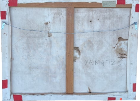 Image of verso of &quot;Yangtze&quot; painting by Stephen Buckley.