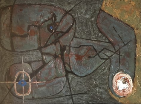 Untitled abstract painting by Melville Price.
