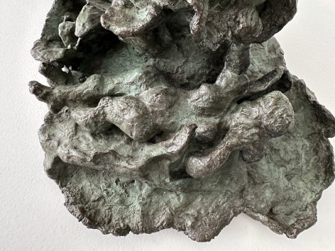 Image of Woman Reclined bronze sculpture by Yulla Lipchitz.