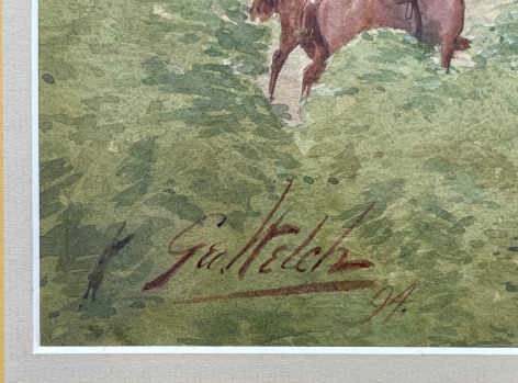 George Welch signature on &quot;The Hotel Earlington&quot;.