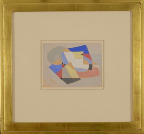 Frame view of 1948 Abstraction by Charles Sheeler.