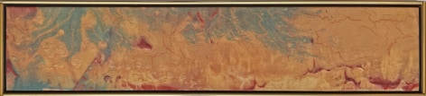 Image of gold frame on Honshu by Walter Darby Bannard, an abstract painting.