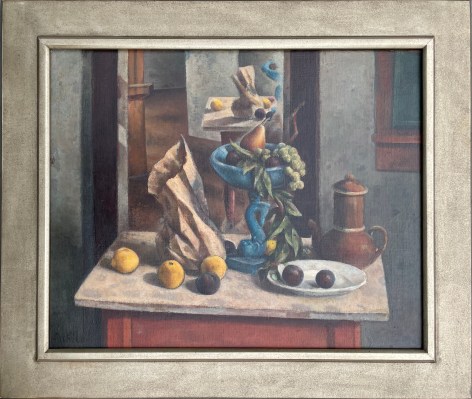 Frame on &quot;Blue Compote&quot; by Henry Lee McFee.