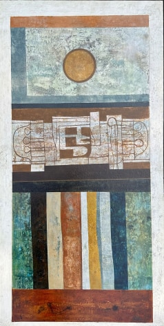 Image of Series 67 No. 4 abstract oil painting by Jack Wolsky.