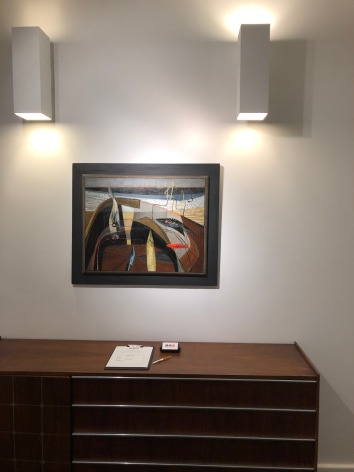 Virginia Banks in exhibition 85/15 Flipping the Gender Ratio at Caldwell Gallery Hudson.