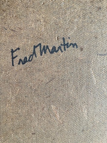 Image of signature on untitled (MaFr007) painting by Fred Martin.