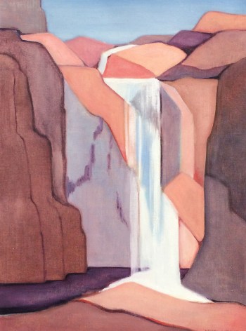 &quot;Waterfall&quot; painting by Helen Kramer.
