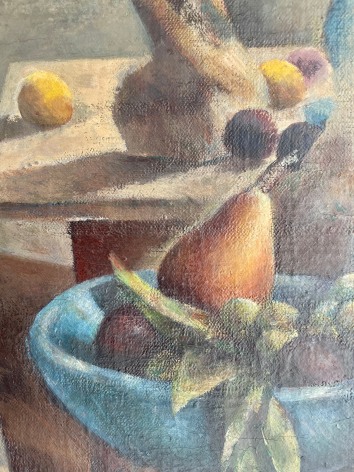 Detail of &quot;Blue Compote&quot; by Henry Lee McFee.