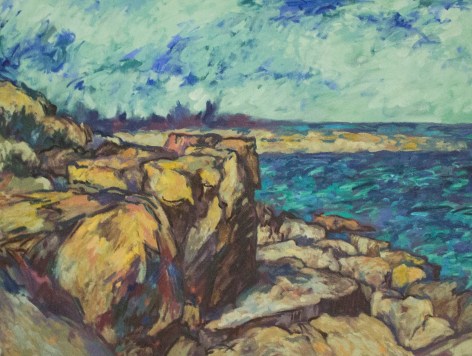 Sold oil painting of Cranberry Island by Easton Pribble.