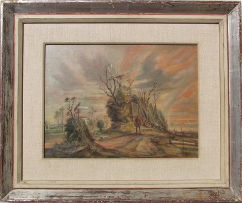 Frame on &quot;The Lonely Road&quot; painting by William Palmer.