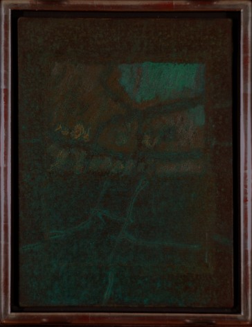 Frame on &quot;Afterglow&quot; painting by Gyorgy Kepes.