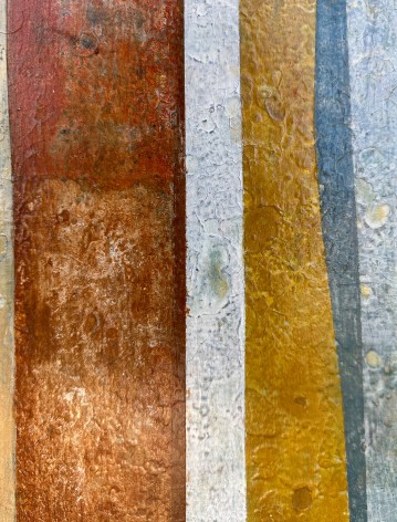 Image of detail on Series 67 No. 4 abstract oil painting by Jack Wolsky.
