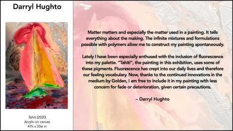 Image of artist statement by Darryl Hughto for the exhibition &quot;Object Matter&quot; at Caldwell Gallery Hudson.