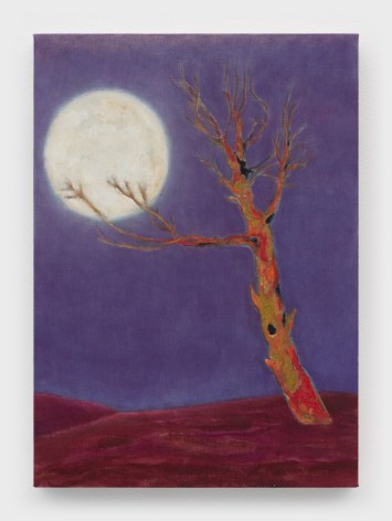 BRINTZ GALLERY, KASPER SONNE, Small Moon, 2022, 27.5 by 19.75 inches, Unique Art
