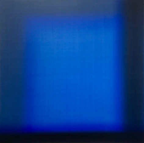 Eric Freeman Blue Square 1, 2018 The Colour of Light Oil on canvas