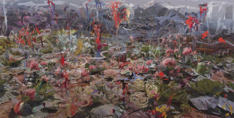 Petra  Cortright ColourNurple_as_listed_on_SASArgo_listserv.exe, 2018 Digital painting on Anodized Aluminum