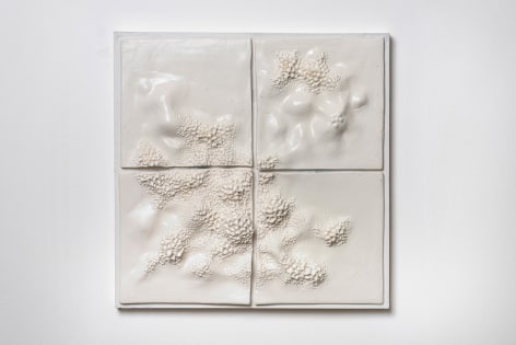 Lichens (white), 2022, ceramics
