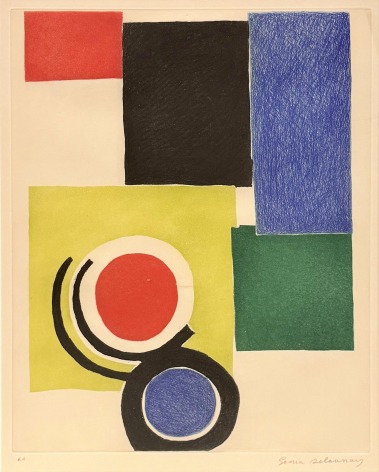 Sonia Delaunay, Untitled (Composition polychrome), 1970