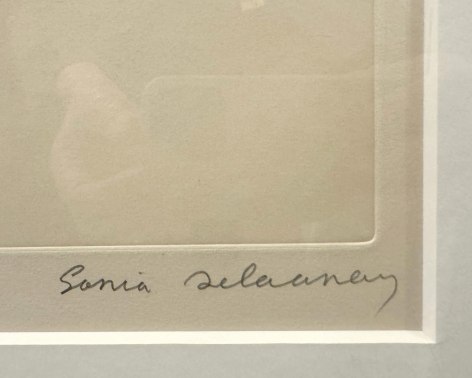 Sonia Delaunay, Untitled (Circular Composition), 1970