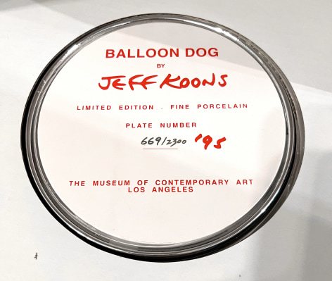 Jeff Koons, Balloon Dog (Red), 1995