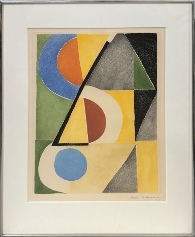 Sonia Delaunay, Untitled (Rythmes color&eacute;s), 1970