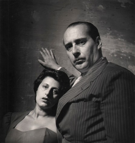 2. Irving Penn (American, 1917-2009), Roberto Rossellini et Anna Magnani, Rome, 1948