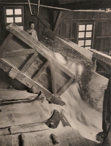 Harold Haliday Costain, Dumping 3 1/2-ton Rock Salt from the Top of the Breaker into Giant Crusher, Avery Island, Louisiana, 1934