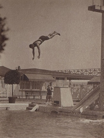 4. Alfred Stieglitz (American, 1864-1946), Max Weber Diving, 1911