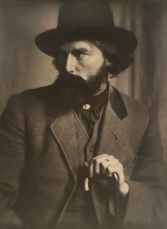 9. Alvin Langdon Coburn (American, 1882-1966), Augustus John (Inscribed to Art Collector John Quinn), 1914