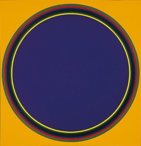 Disk # 17, 1970, acrylic on canvas, 70 x 68 in.