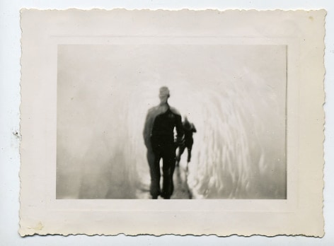 Man in Ice Cave, 1940s, 4 2/16 x 3 2/16 in.