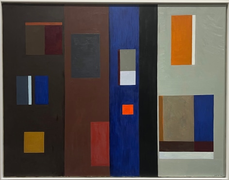 All Things Being Equal, 1967, oil on canvas, 28 x 36 in.