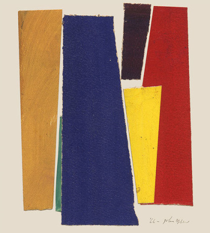 Untitled, 1966, collage on paperboard, 7 3/8 x 5 3/4 in.