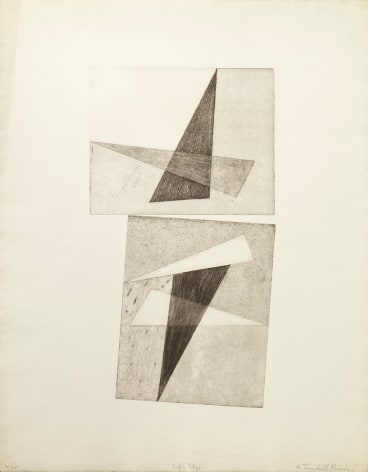 Lip&#039;s Edge, 1950, etching with aquatint on paper, 18 1/2 x 11 in. (image size), 25 1/4 x 19 7/8 in. (sheet size), Edition 10/25, editioned l.l., titled l.c., signed l.r.