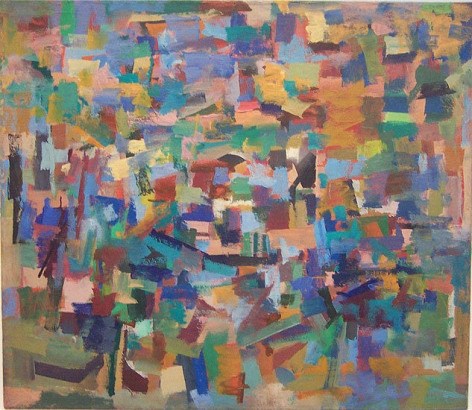 Untitled, 1953-54, oil on canvas, 40 x 46 in.