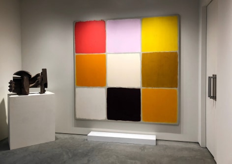 From Right to Left:, RAY PARKER (1922-1990), Untitled (No. 396), 1964, Oil on canvas, 81 x 82 in.