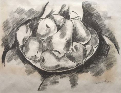 Marsden Hartley Pears,&nbsp;1923, lithograph, 13 x 17 in. (sight size), signed and dated l.r.&nbsp;