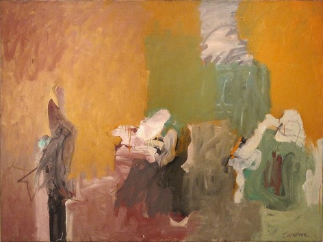 Idol, 1958, oil on canvas, 54 x 72 in.