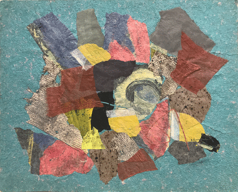 Untitled (no. 544), 1951, collage, 13 x 16 1/4 in.