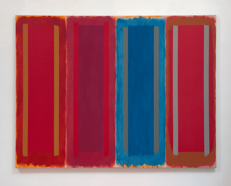 Pairs,&nbsp;1996, acrylic on canvas, 64 3/8 x 84 in.