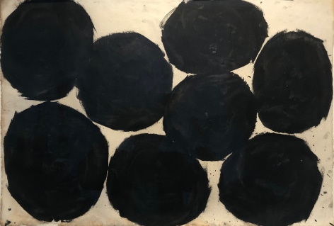 Ray Parker Untitled (29), c. 1960, India ink on paper, 15 1/2 x 23 1/4 in.