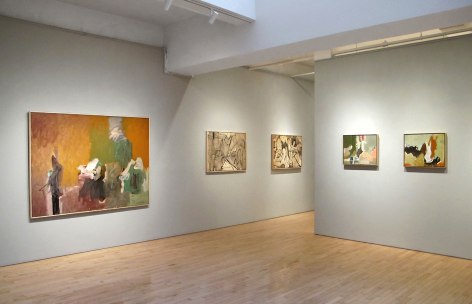 From Right to Left:, Untitled, 1952,&nbsp;Oil on paper mounted on panel,&nbsp;18 x 22 in.