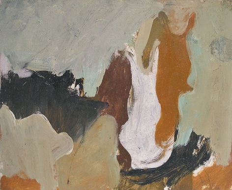 Untitled, 1953, oil on paper mounted on panel, 18 x 22 in.